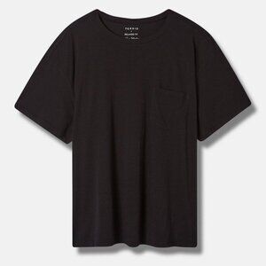 Cotton Jersey Crew Neck Pocket Tee